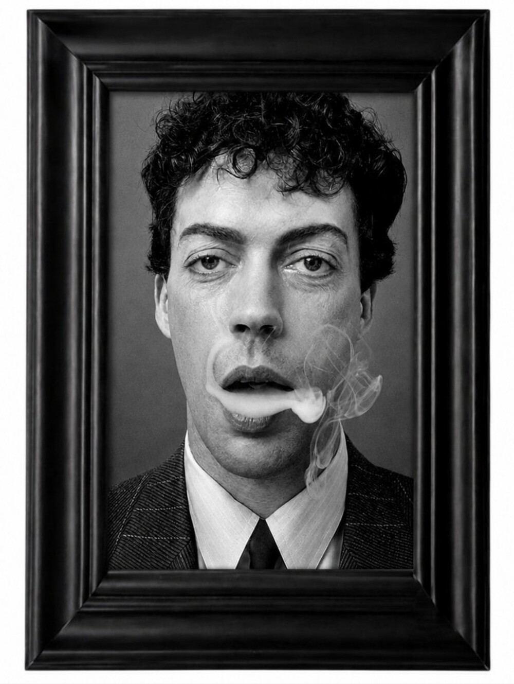 Tim Curry Rocky Horror Pictures Show Retro Punk Rock Fem Metal Musical Framed